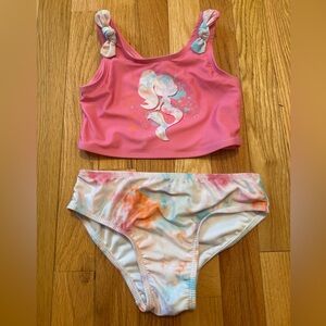 Pink Mermaid Bikini Set size 6